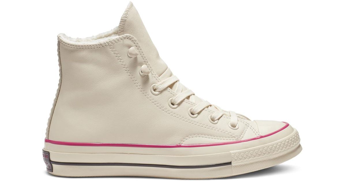 Converse White Chuck 70 Street Warmer Leather High Top Converse White Chuck 70 Street Warmer Leather High Top