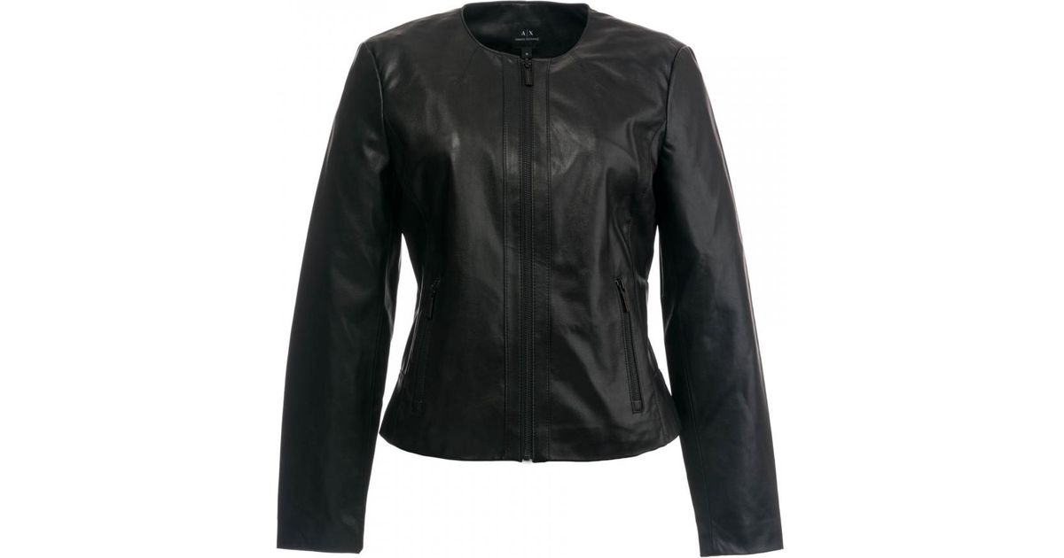 Armani Exchange Black Womens Blouson Lyst
