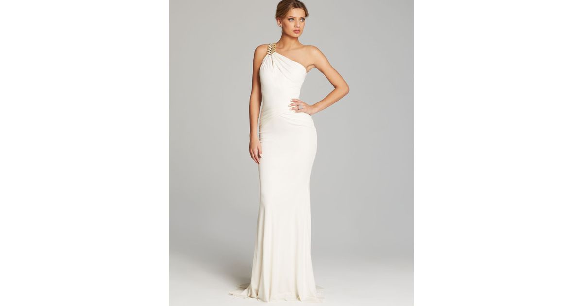 One Shoulder Grecian Dress