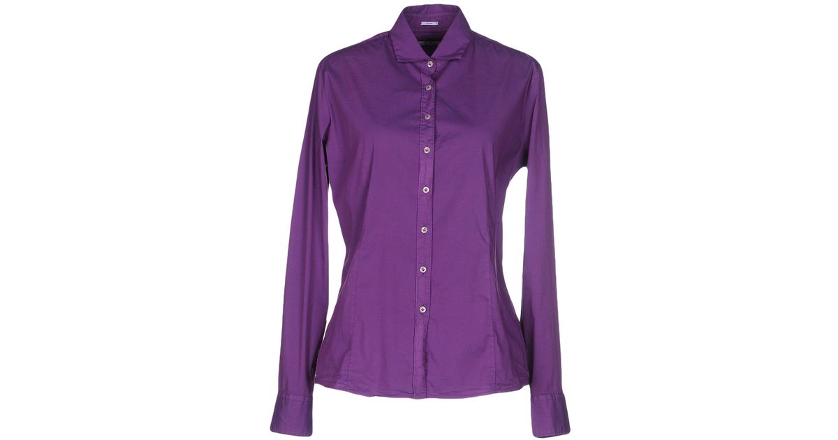 Robert friedman Shirt in Purple | Lyst