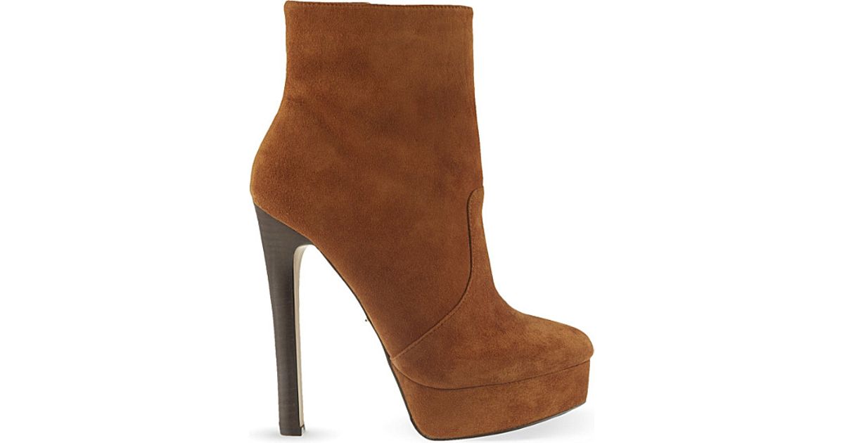 carvela sizzle boots tan