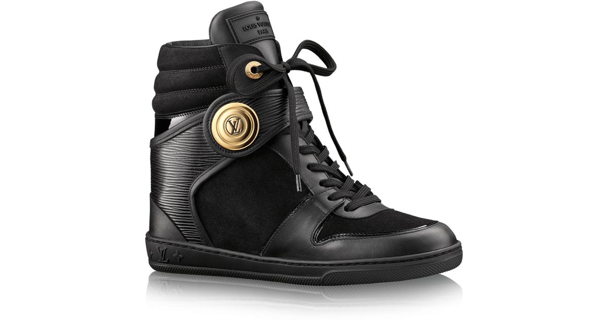 Louis vuitton Postmark Sneaker Boot in Black | Lyst