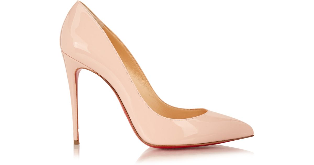 buy replica shoes - Christian louboutin Pigalle Follies Patent-Leather Pumps in Pink ...