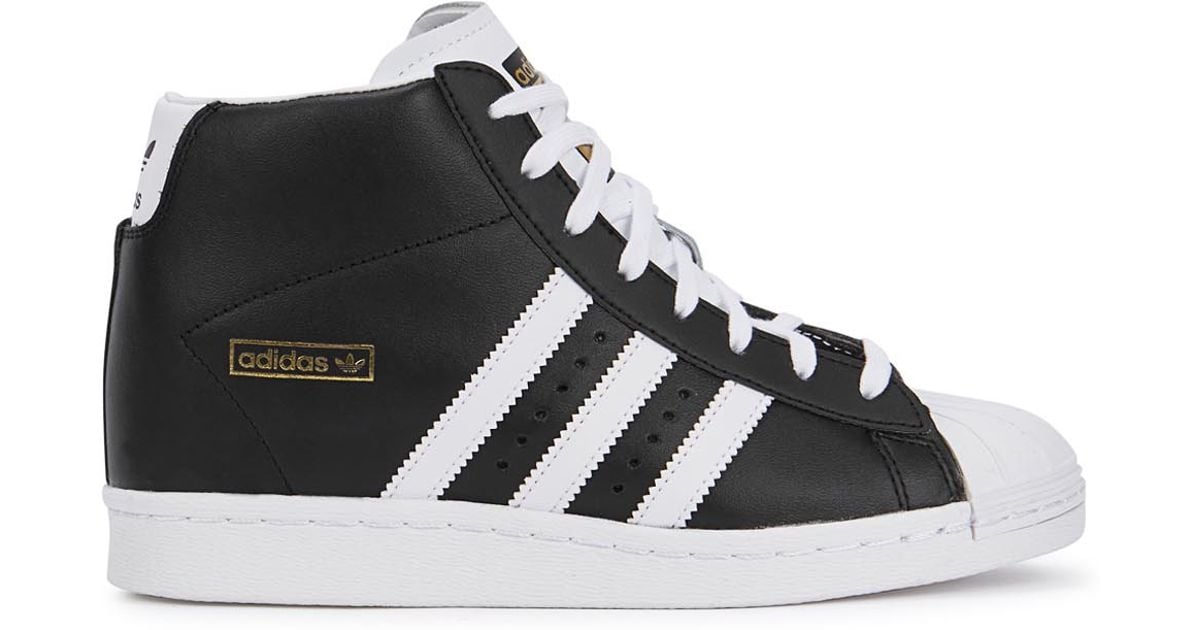 adidas superstar high black