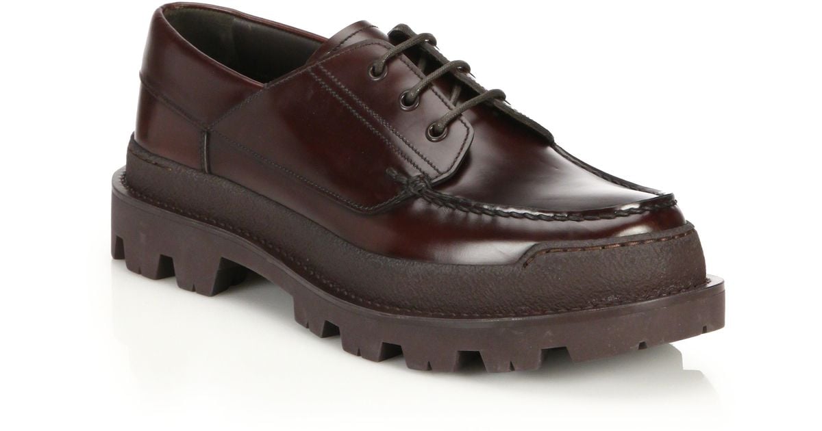 prada lug sole shoes