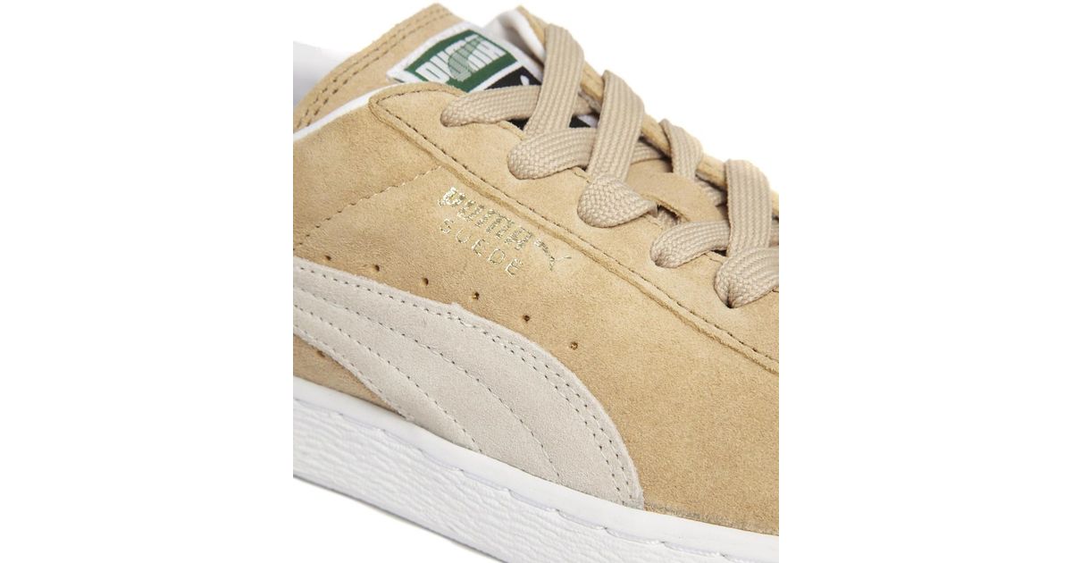puma suede tan