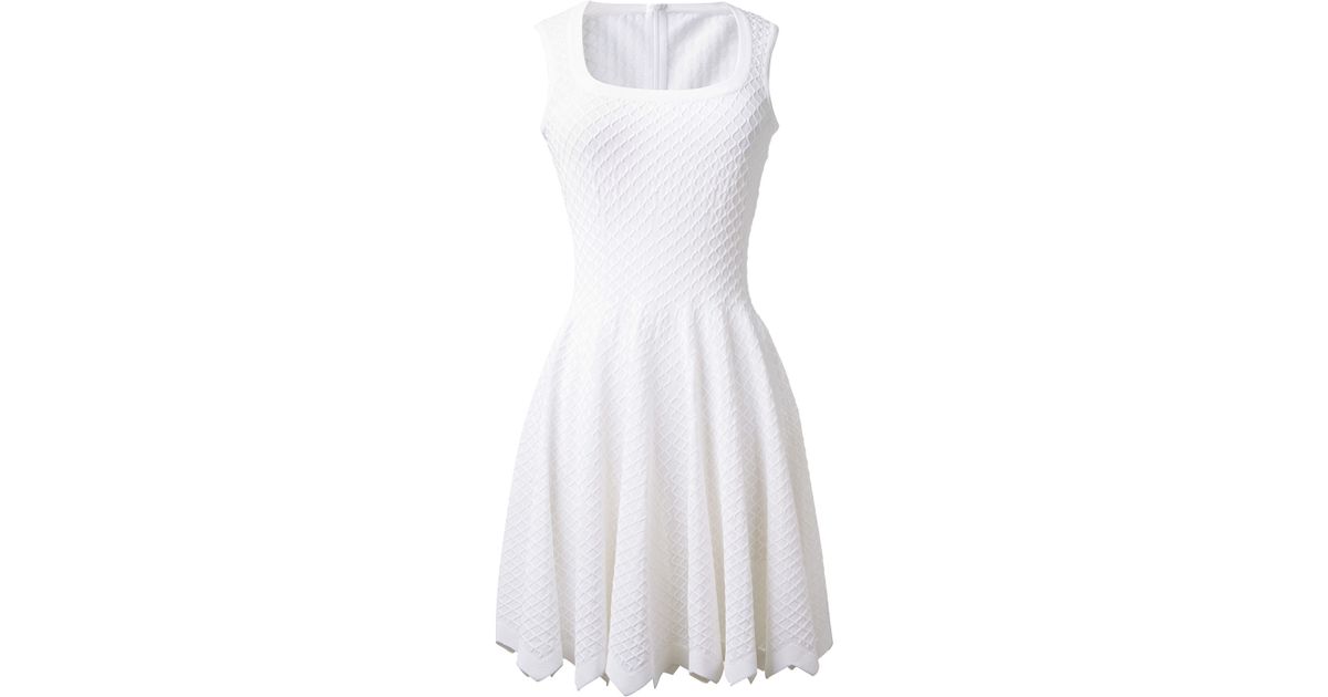 azzedine alaia white dress