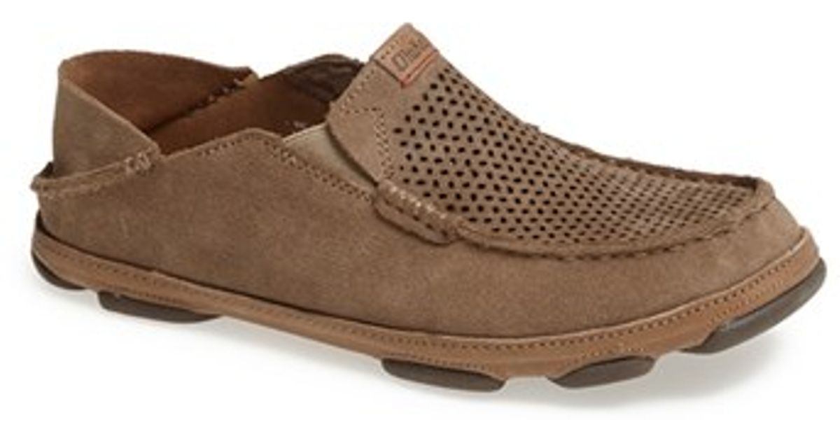 Olukai 'moloa Kohana' Slip-on in Brown for Men (Clay/ Clay) | Lyst