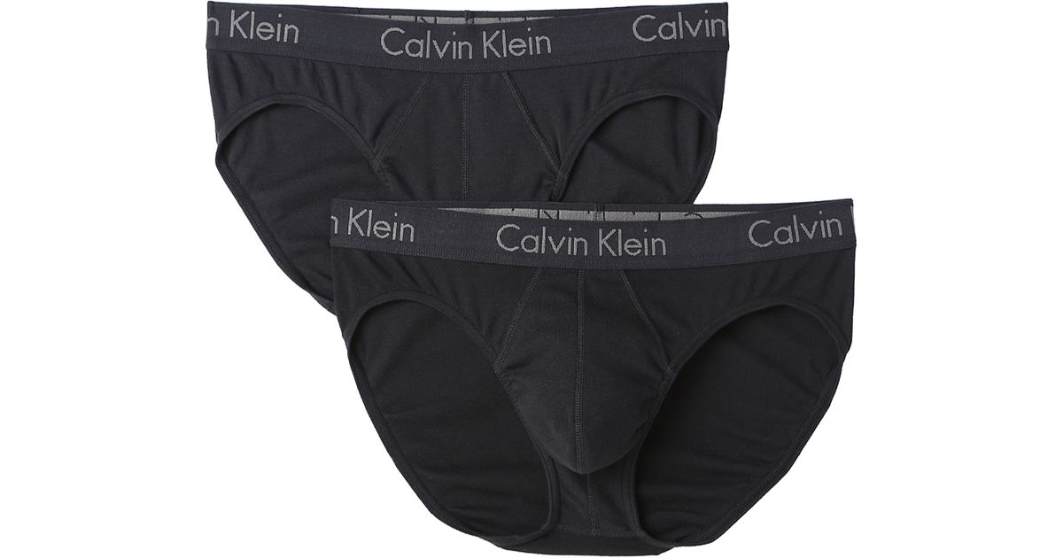 Calvin klein Ck Body 2 Pack Hip Briefs in Black for Men - Save 22% | Lyst