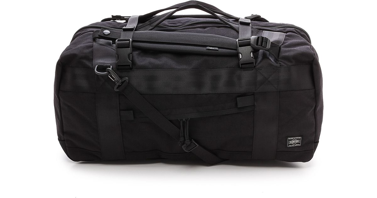 Porter Booth Pack 3way Duffel Bag in Black for Men Lyst