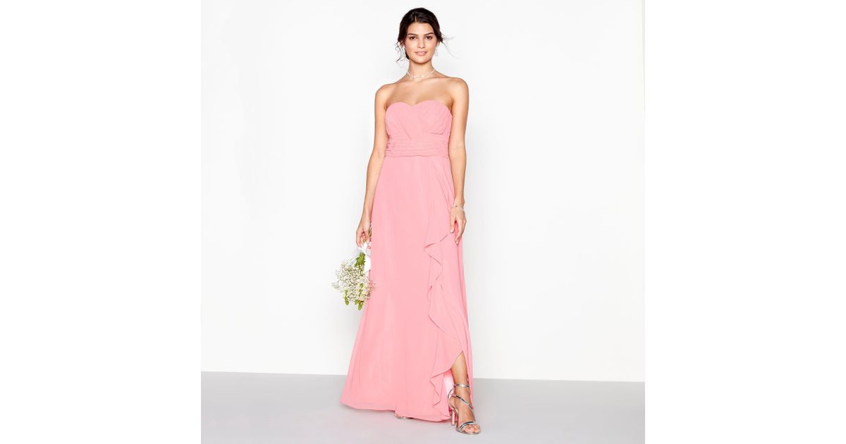 Coral Chiffon Dress