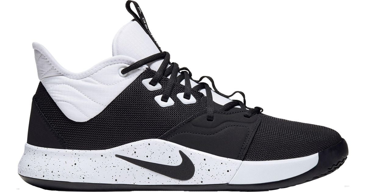 Nike Pg3 Basketball Shoes in Black/White (Black) for Men - Lyst