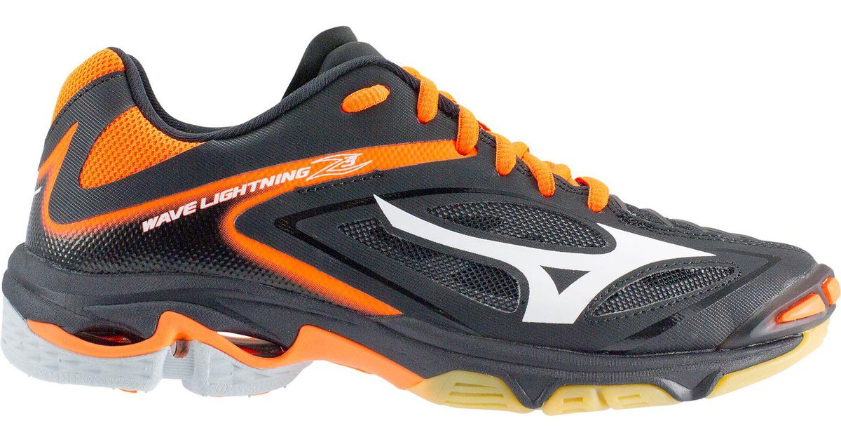 orange mizuno volleyball shoes