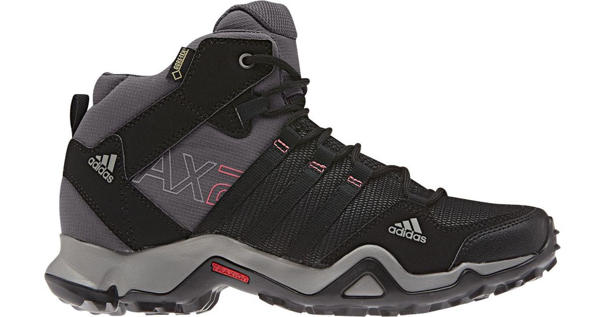 Adidas - Black Outdoor Ax2 Mid Gtx Hiking Boots - Lyst Adidas - Black Outdoor Ax2 Mid Gtx Hiking Boots - Lyst