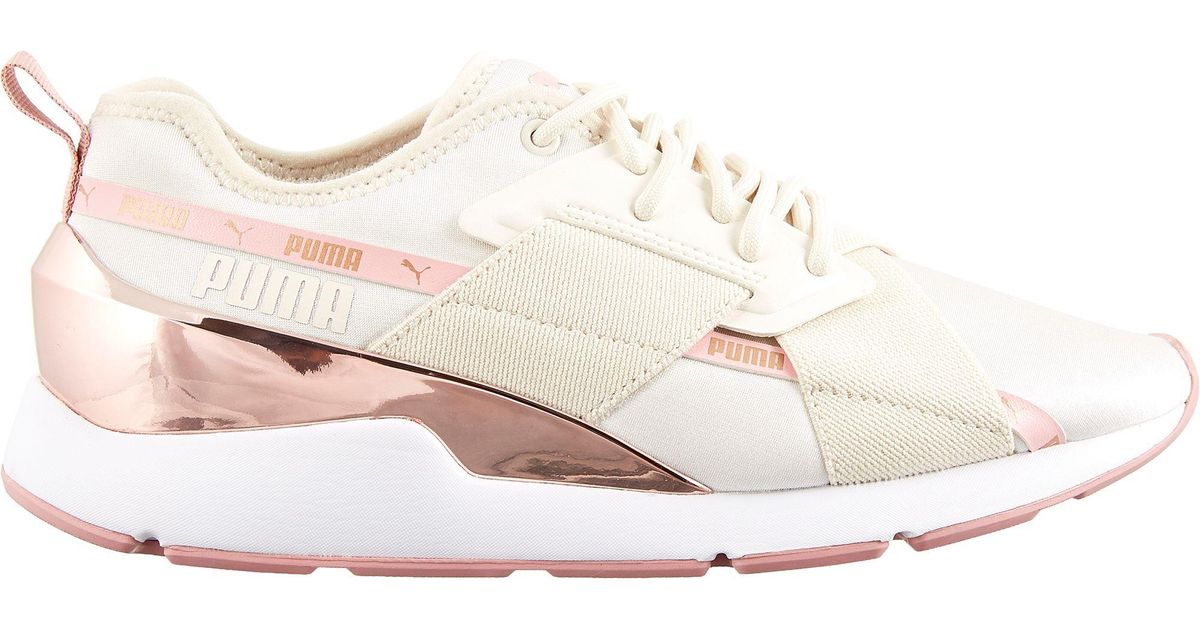 puma muse satin rose gold