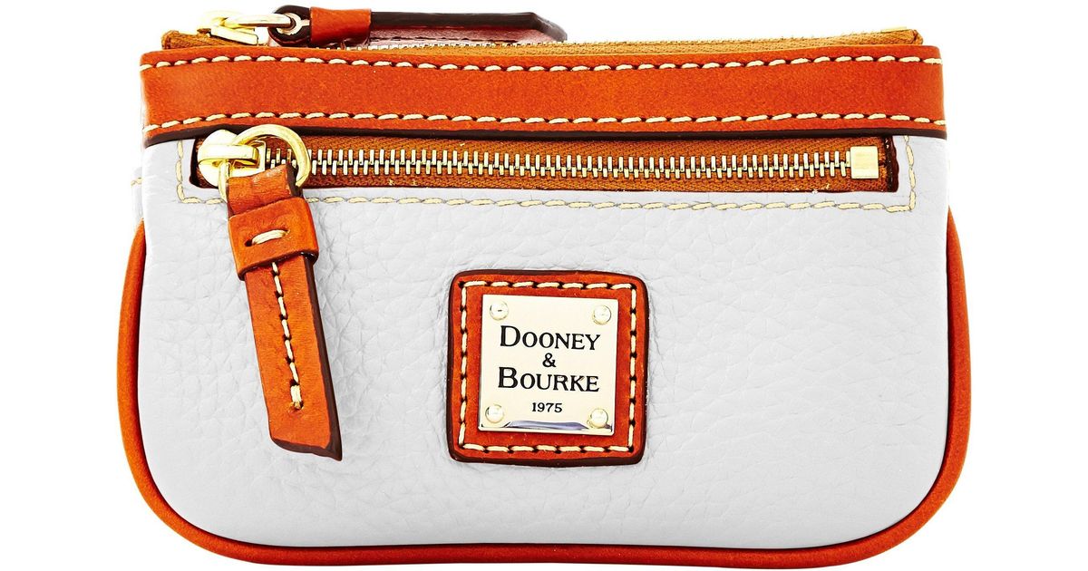 dooney & bourke pebble leather coin case