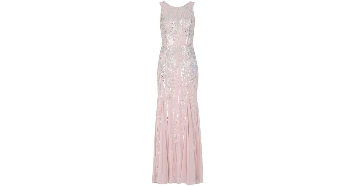 quiz pink sequin dress