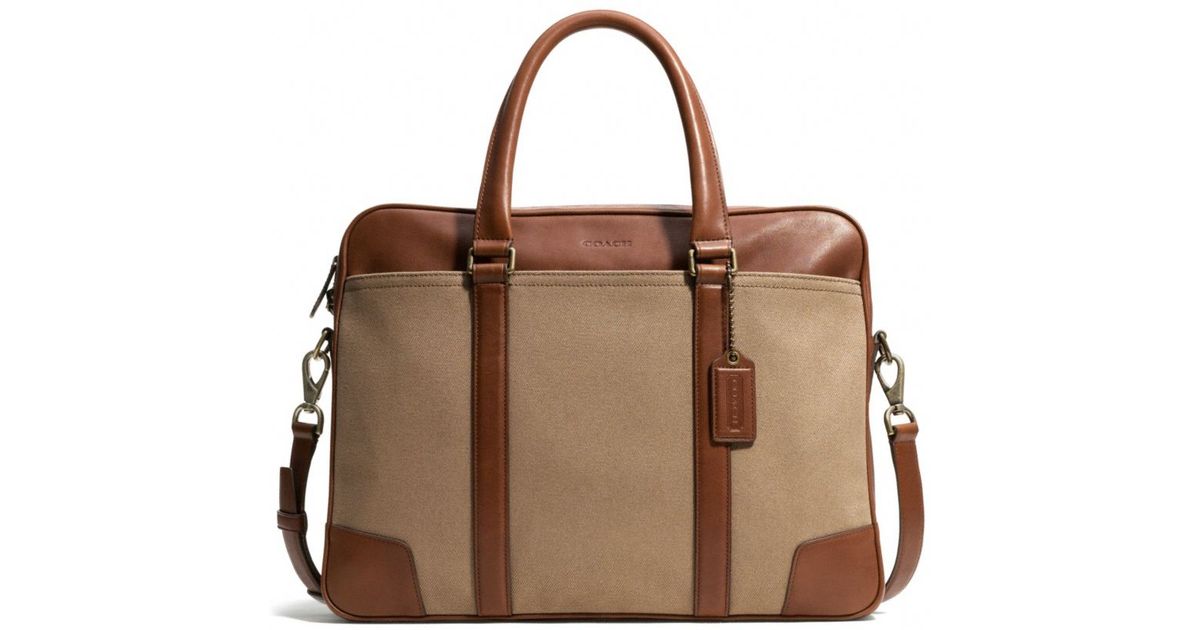 coach bleecker briefcase