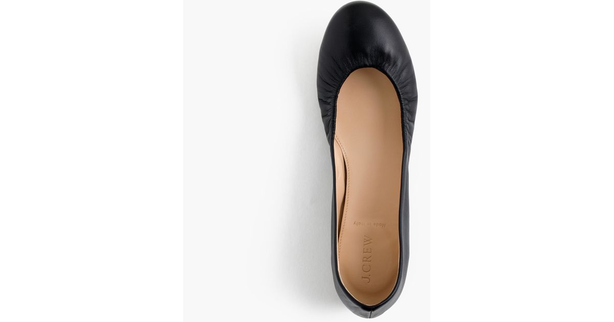 women's italian leather ballet flats
