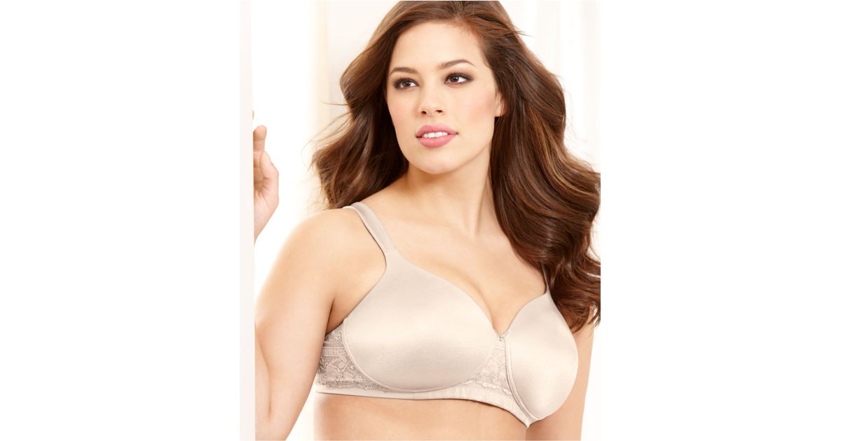 Lyst Vanity Fair Full Figure Age Defying Lift Wireless Bra 71371 Lyst Vanity Fair Full Figure Age Defying Lift Wireless Bra 71371 In Natural
