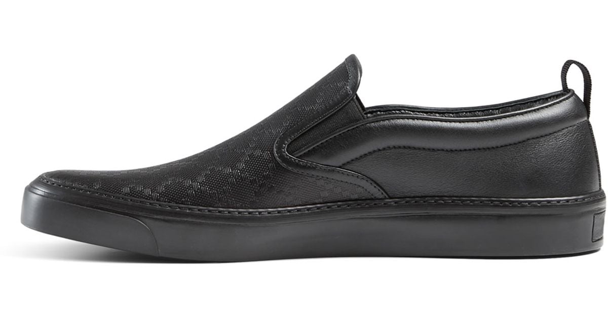 gucci black slip ons