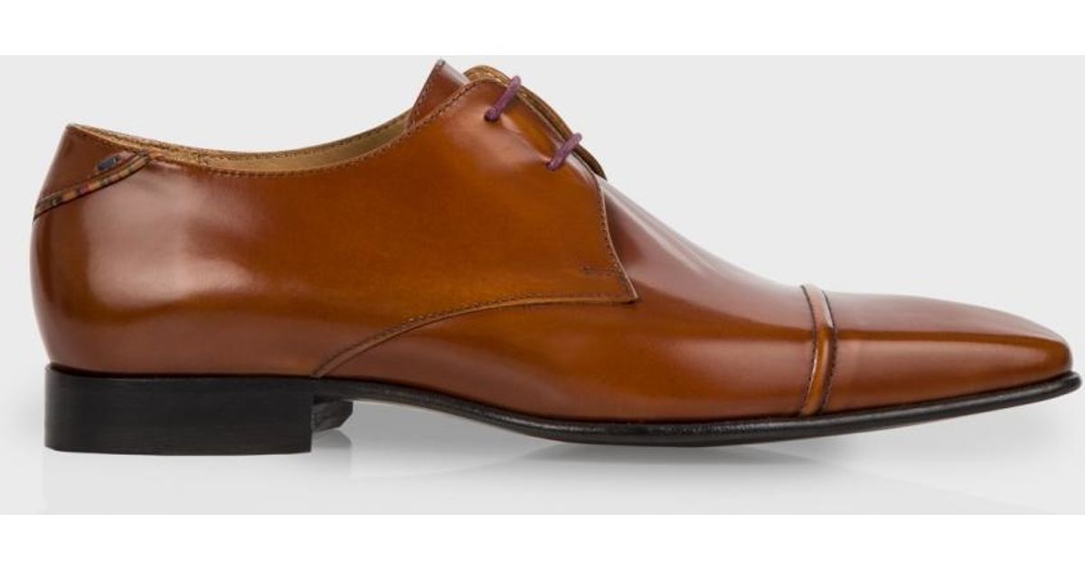 Mens High Shine Brown Shoes Mens High Shine Brown Shoes
