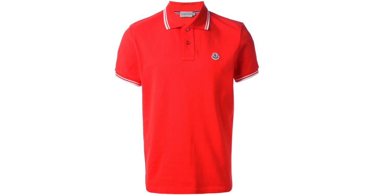 red moncler polo red moncler polo