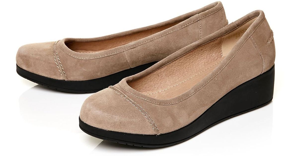 moda in pelle ballerina shoes