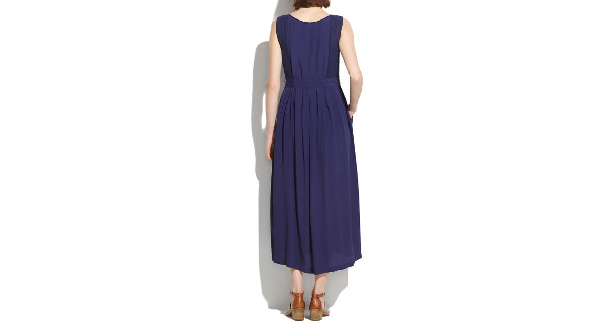 Lyst - Madewell Bungalow Maxi Dress in Blue