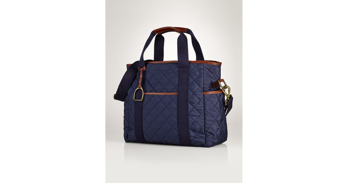 Lyst Ralph Lauren Diaper Bag In Blue