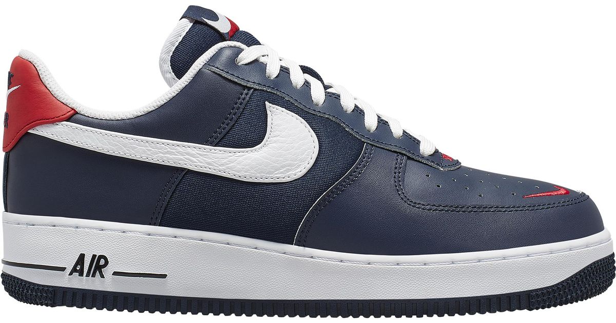 nike air force lv8 red white and blue