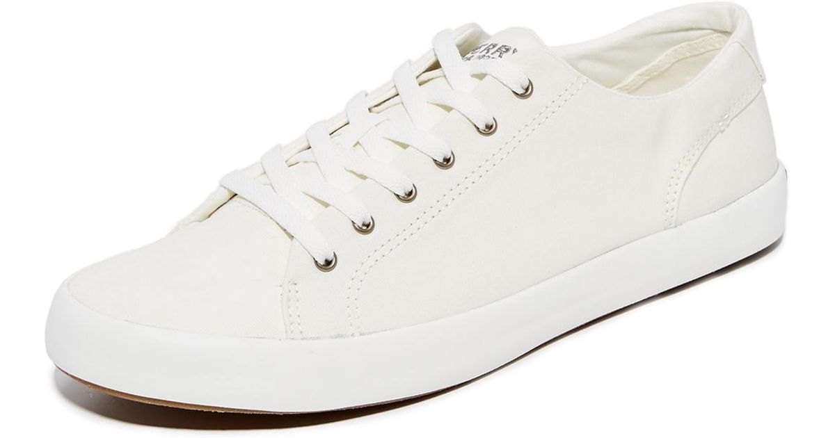 sperry white canvas sneakers