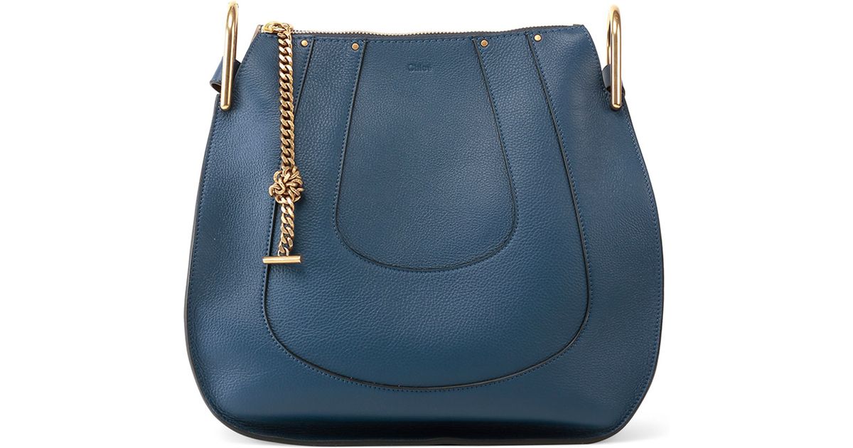 Chlo Hayley Leather Hobo in Blue (navy) | Lyst