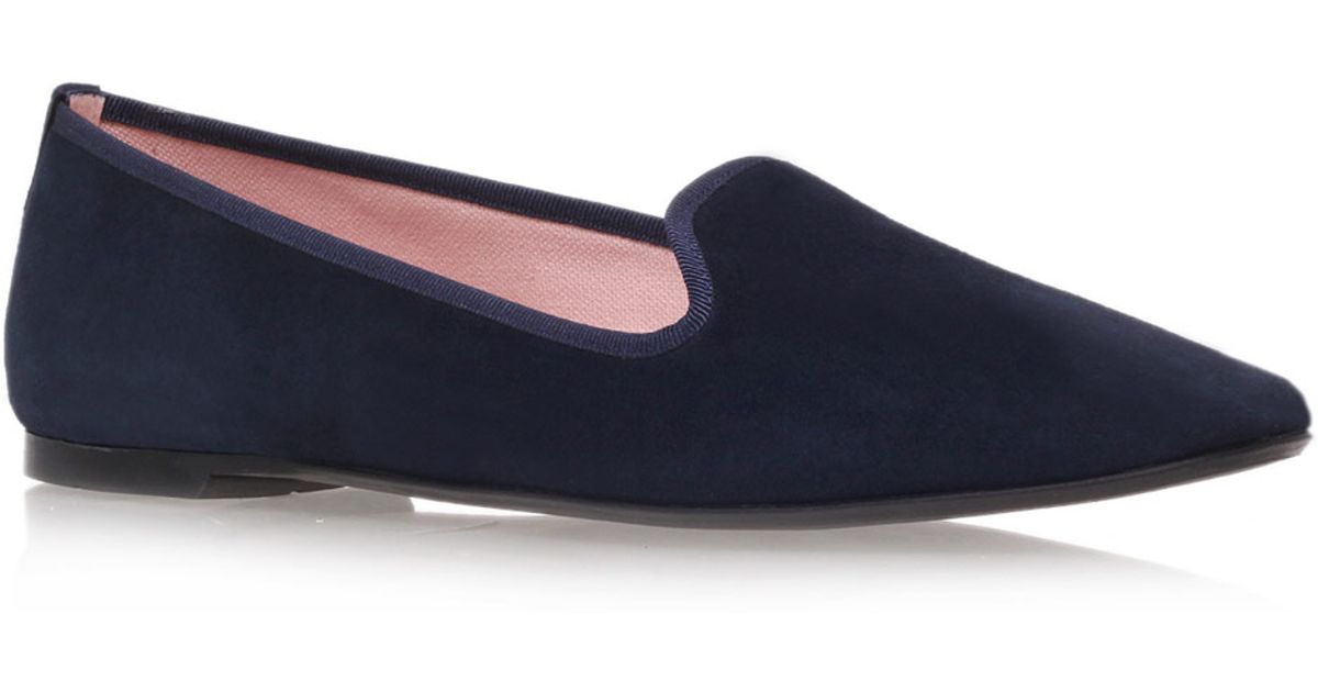 blue ballerina slippers