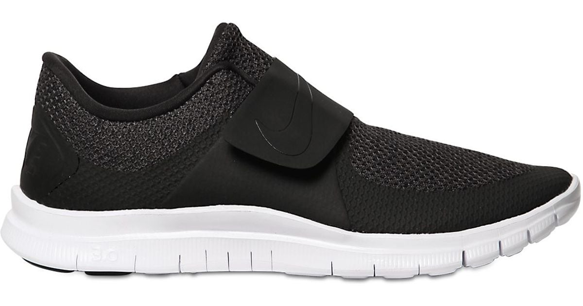 lyst-nike-free-socfly-mesh-slip-on-sneakers-in-black-for-men