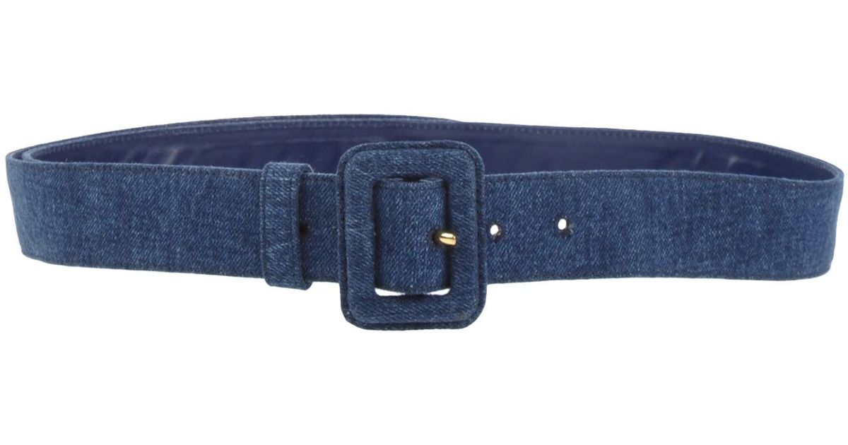 Prada Belt in Gray (Slate blue) | Lyst  