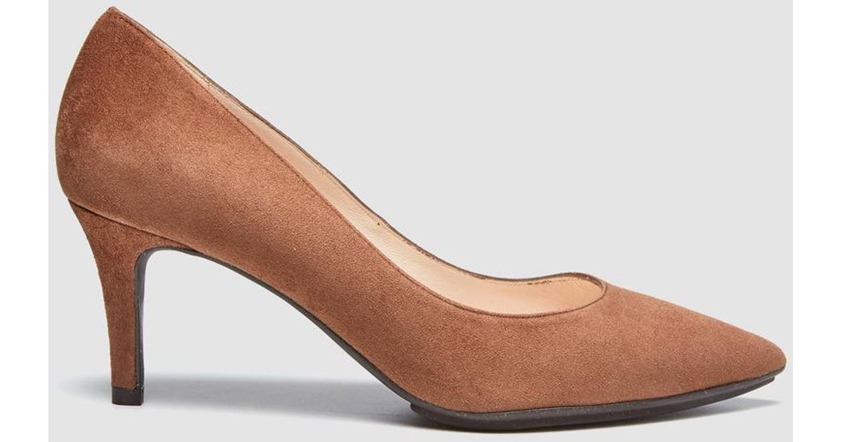 Lyst Lodi Camel Leather Court Shoes in Brown Lyst Lodi Camel Leather Court Shoes in Brown