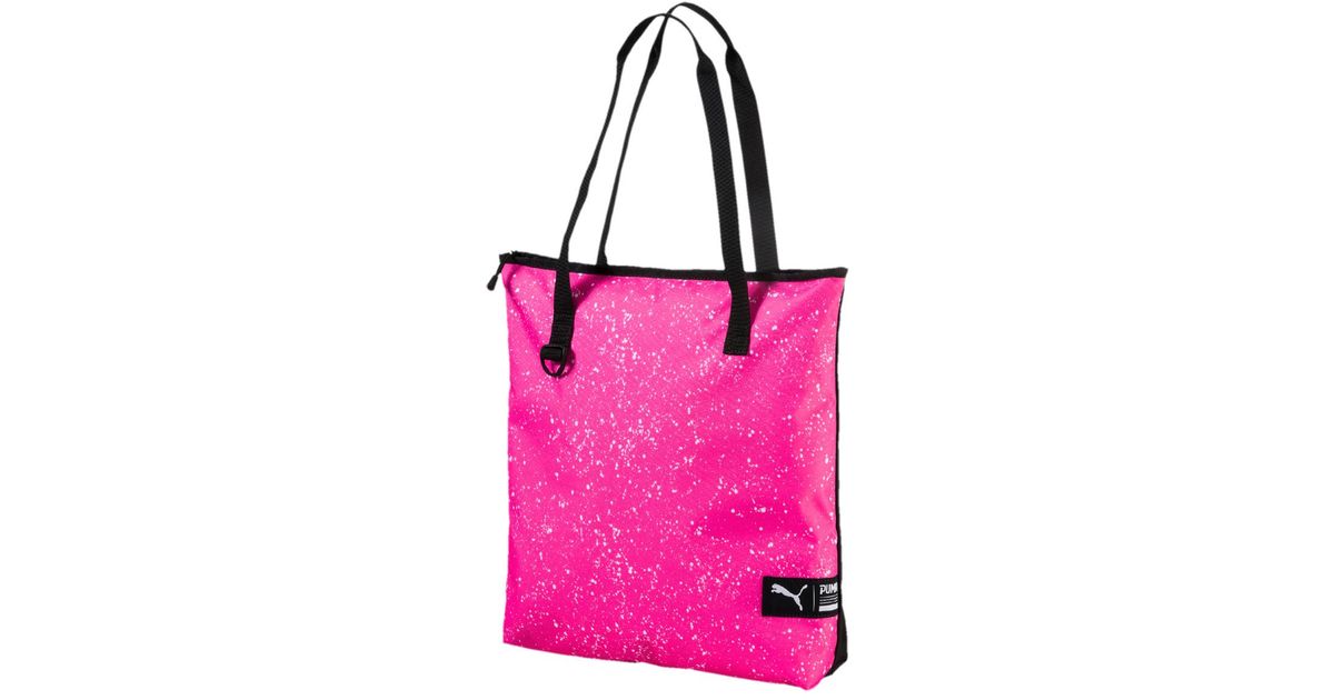 PUMA - Pink Fundamentals Shopper Ii Bag - Lyst PUMA - Pink Fundamentals Shopper Ii Bag - Lyst
