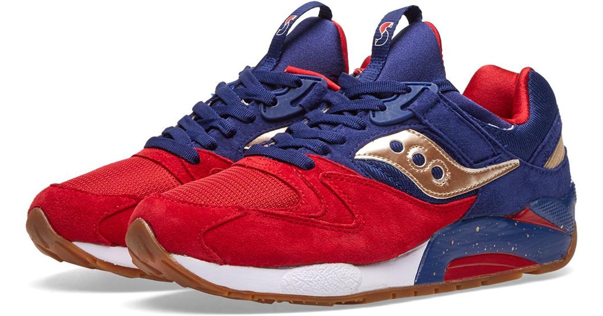 saucony grid 9000 red