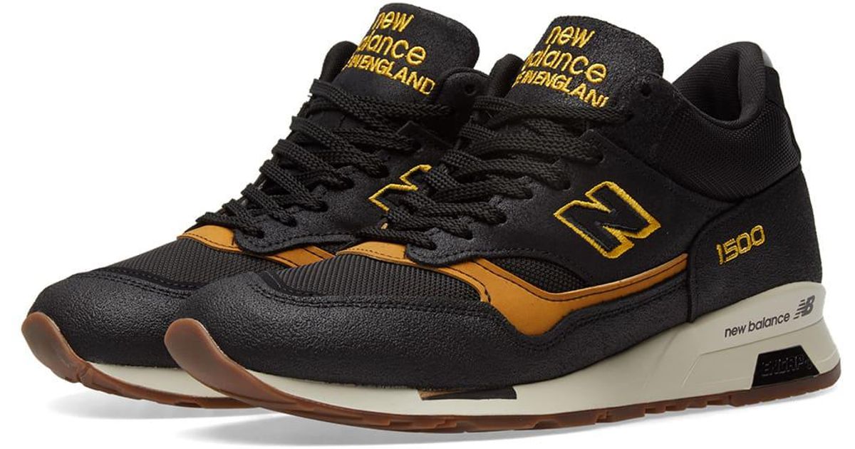new balance 1500 black yellow