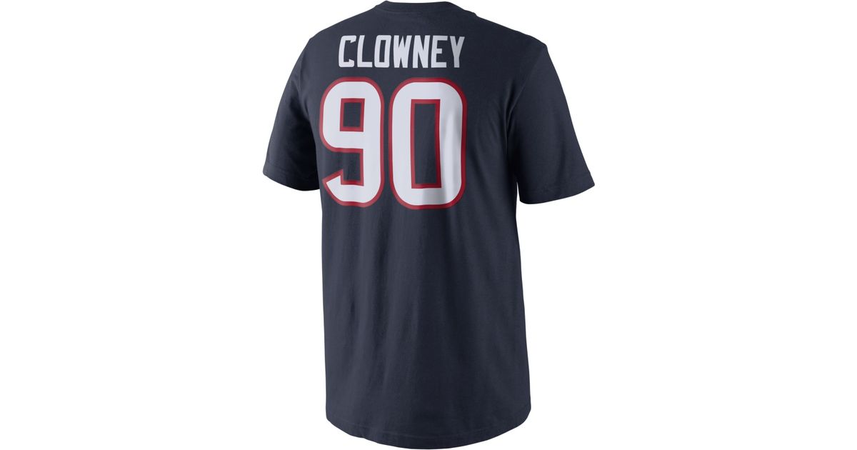 Nike Men\u0026#39;S Short-Sleeve Jadeveon Clowney Houston Texans T-Shirt in ...