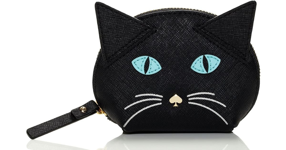 Kate Spade Hayden Cat. Cat with Purse Lips. Meow Coin.