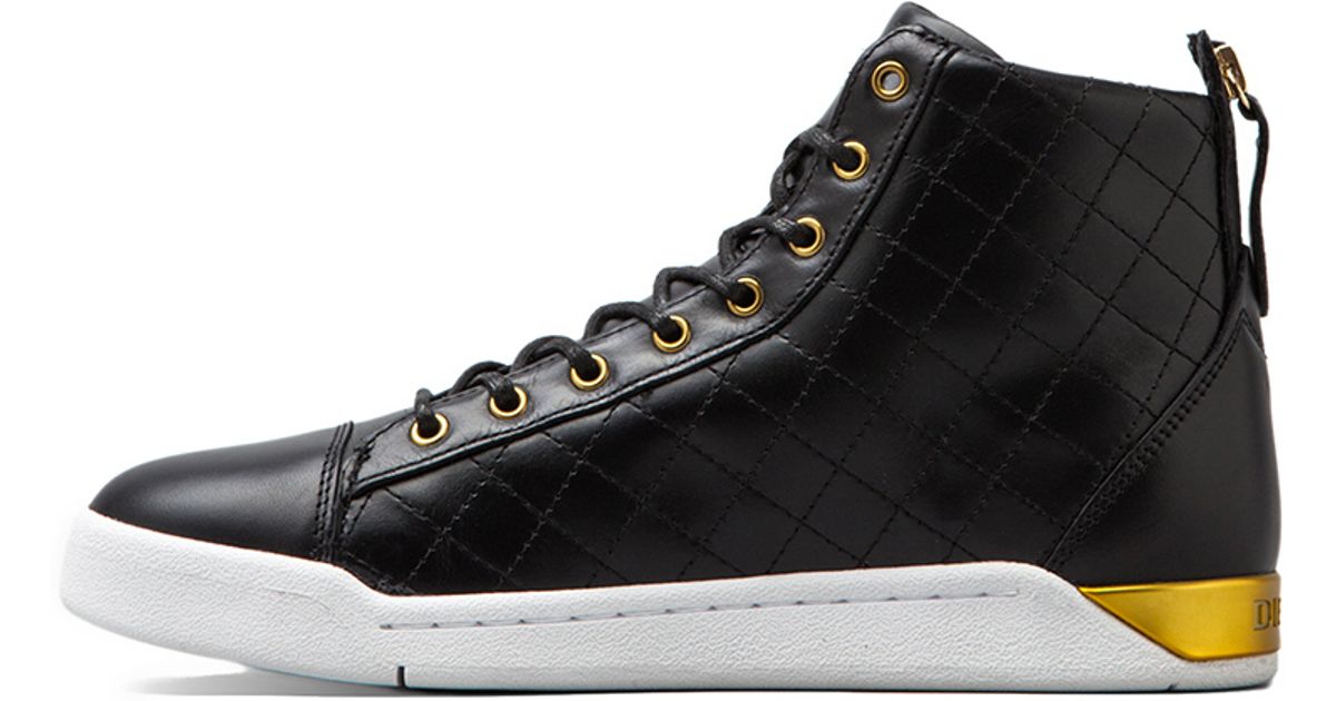 diesel tempus diamond high top sneakers