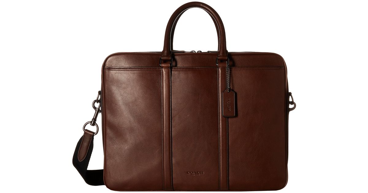 Lyst Coach Sport Calf Metropolitan Commuter In Brown For Men