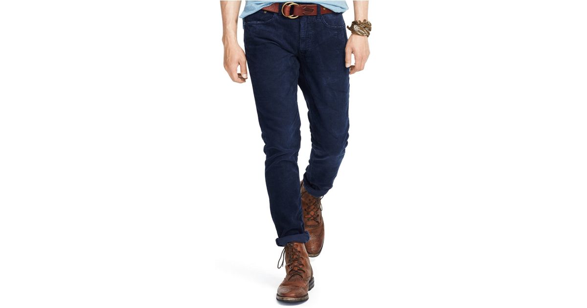 ralph lauren varick slim straight corduroy