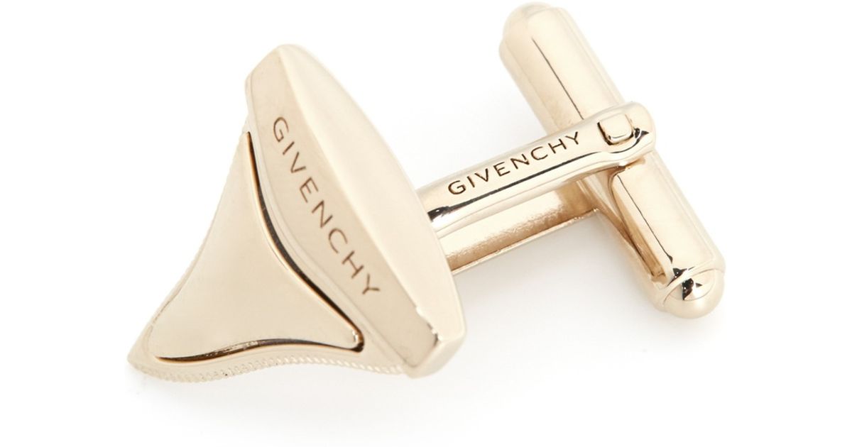 Givenchy Shark Tooth Cufflinks in Metallic for Men Lyst