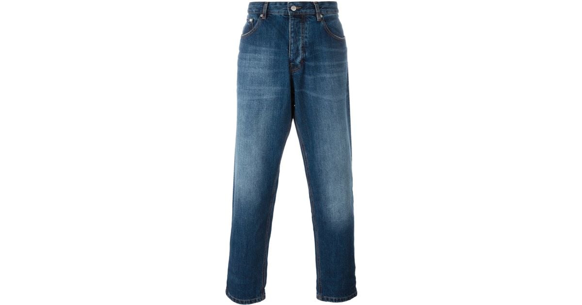 Ami Carrot Fit Jeans in Blue for Men  Lyst