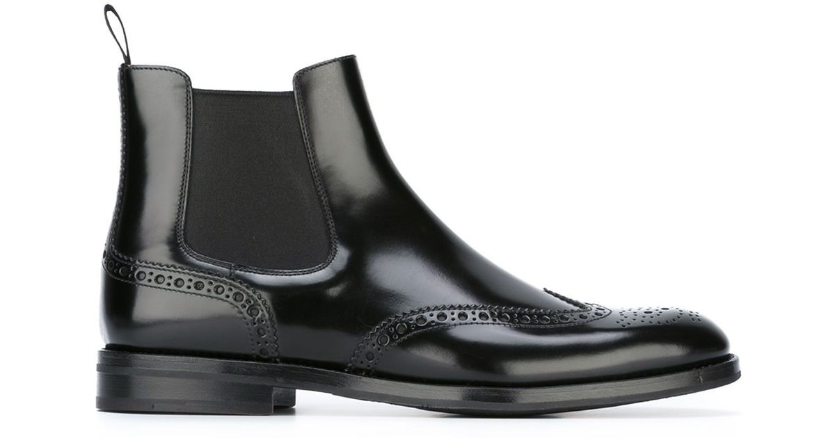 church's black chelsea boots
