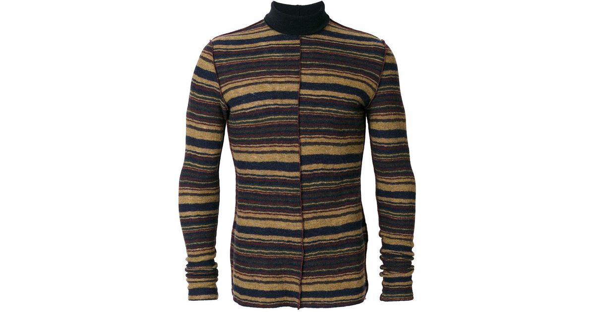 maison margiela striped sweater