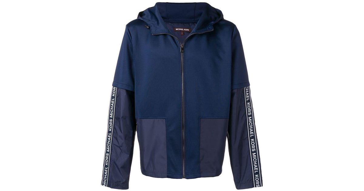 michael kors blue hoodie